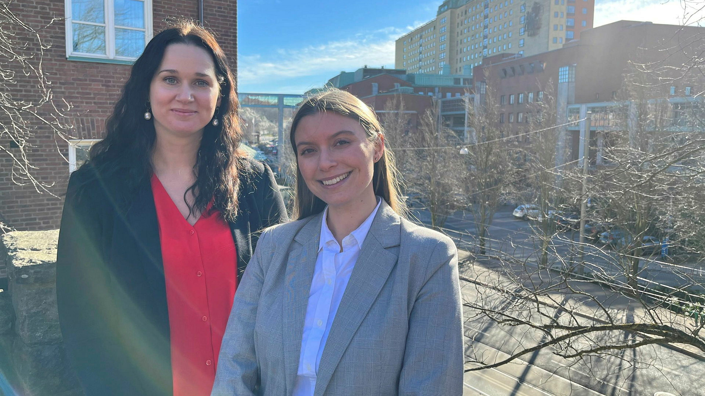 Gothia Forums hälsoekonomer, Emelie Pauli och Stephanie Fledsberg.