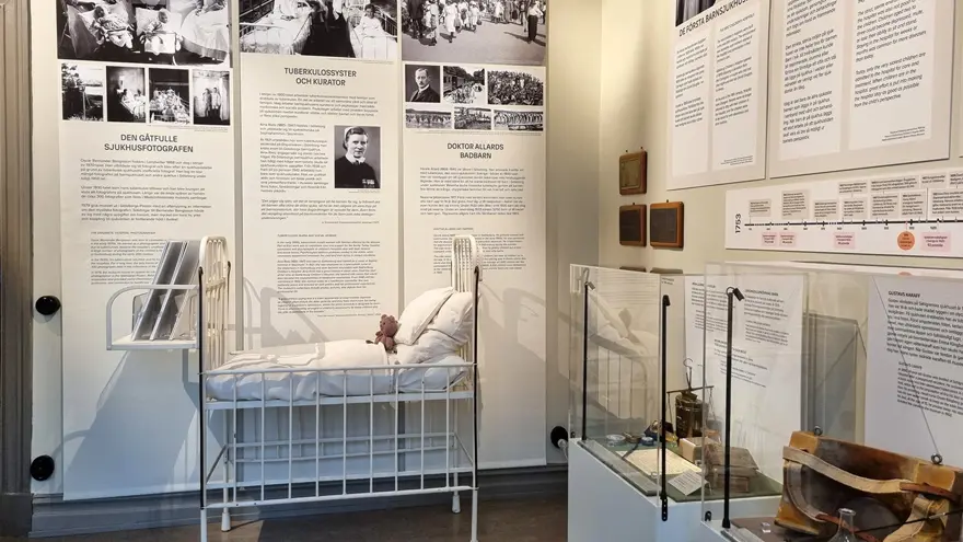 Ur utställningen Sjuka barn