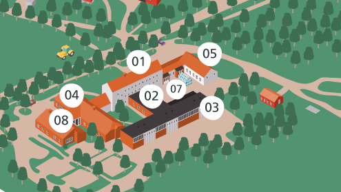 översiktsbild över skolområdet