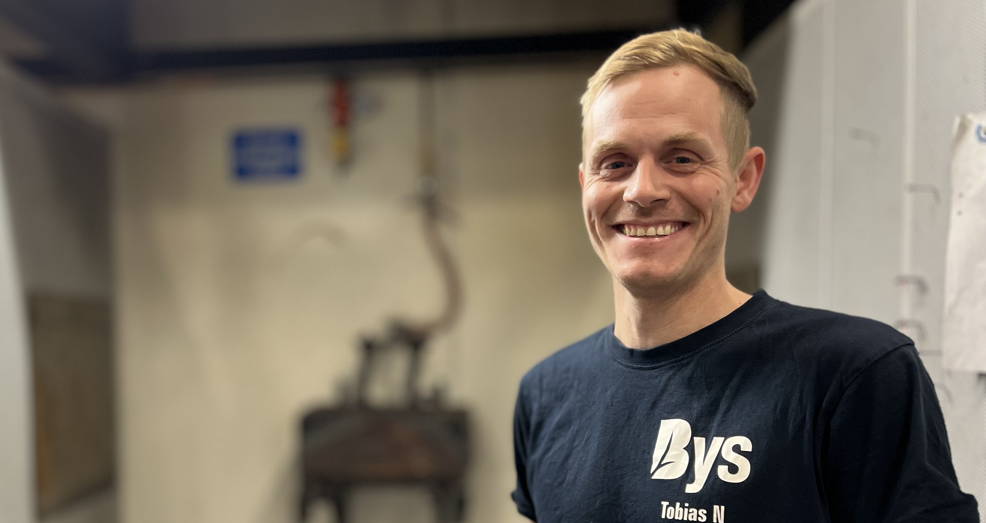 Porträtt av yrkeslärare Tobias Nilsson