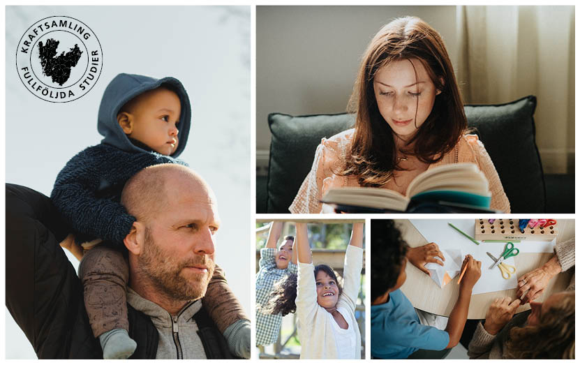 Collagebild västsvensk kraftsamling fullföljda studier